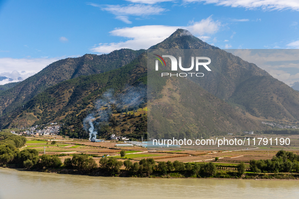 View of the first bay of the Yangtze River in Lijiang, China, on October 13, 2024. 