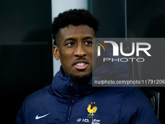 Kingsley Coman of France looks on during the UEFA Nations League 2024/25 League A Group 2 match between Italy and France at Stadio Giuseppe...