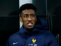 Kingsley Coman of France looks on during the UEFA Nations League 2024/25 League A Group 2 match between Italy and France at Stadio Giuseppe...