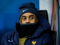 Bradley Barcola of France looks on during the UEFA Nations League 2024/25 League A Group 2 match between Italy and France at Stadio Giuseppe...