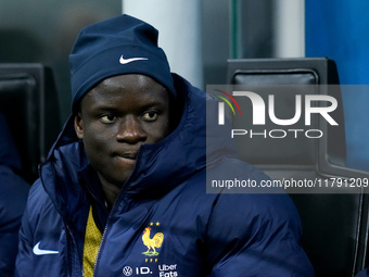 N'Golo Kante' of France looks on during the UEFA Nations League 2024/25 League A Group 2 match between Italy and France at Stadio Giuseppe M...