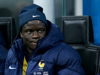 N'Golo Kante' of France looks on during the UEFA Nations League 2024/25 League A Group 2 match between Italy and France at Stadio Giuseppe M...