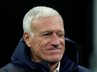 Didier Deschamps head coach of France winks during the UEFA Nations League 2024/25 League A Group 2 match between Italy and France at Stadio...