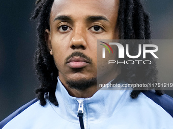 Jules Kounde' of France looks on during the UEFA Nations League 2024/25 League A Group 2 match between Italy and France at Stadio Giuseppe M...