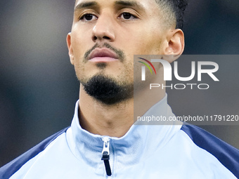 William Saliba of France looks on during the UEFA Nations League 2024/25 League A Group 2 match between Italy and France at Stadio Giuseppe...