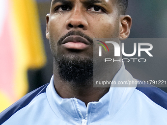 Mike Maignan of France looks on during the UEFA Nations League 2024/25 League A Group 2 match between Italy and France at Stadio Giuseppe Me...