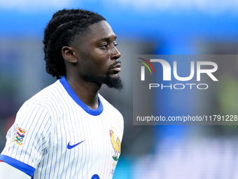 Manu Kone' of France looks on during the UEFA Nations League 2024/25 League A Group 2 match between Italy and France at Stadio Giuseppe Meaz...