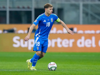 Nicolo' Barella of Italy during the UEFA Nations League 2024/25 League A Group 2 match between Italy and France at Stadio Giuseppe Meazza on...