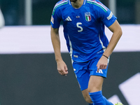 Manuel Locatelli of Italy during the UEFA Nations League 2024/25 League A Group 2 match between Italy and France at Stadio Giuseppe Meazza o...