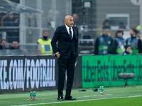 Luciano Spalletti head coach of Italy looks on during the UEFA Nations League 2024/25 League A Group 2 match between Italy and France at Sta...