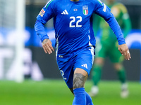 Giovanni Di Lorenzo of Italy during the UEFA Nations League 2024/25 League A Group 2 match between Italy and France at Stadio Giuseppe Meazz...