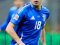 Nicolo' Barella of Italy looks on during the UEFA Nations League 2024/25 League A Group 2 match between Italy and France at Stadio Giuseppe...