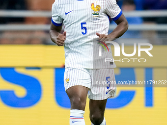 Jules Kounde' of France looks on during the UEFA Nations League 2024/25 League A Group 2 match between Italy and France at Stadio Giuseppe M...