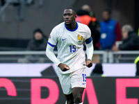 Ibrahima Konate' of France looks on during the UEFA Nations League 2024/25 League A Group 2 match between Italy and France at Stadio Giusepp...