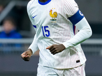 Ibrahima Konate' of France looks on during the UEFA Nations League 2024/25 League A Group 2 match between Italy and France at Stadio Giusepp...