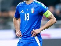 Nicolo' Barella of Italy looks on during the UEFA Nations League 2024/25 League A Group 2 match between Italy and France at Stadio Giuseppe...