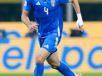 Alessandro Buongiorno of Italy during the UEFA Nations League 2024/25 League A Group 2 match between Italy and France at Stadio Giuseppe Mea...