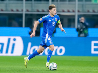 Nicolo' Barella of Italy during the UEFA Nations League 2024/25 League A Group 2 match between Italy and France at Stadio Giuseppe Meazza on...