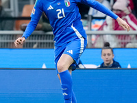 Alessandro Bastoni of Italy during the UEFA Nations League 2024/25 League A Group 2 match between Italy and France at Stadio Giuseppe Meazza...