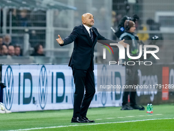 Luciano Spalletti head coach of Italy reacts during the UEFA Nations League 2024/25 League A Group 2 match between Italy and France at Stadi...