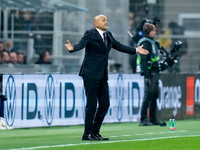 Luciano Spalletti head coach of Italy reacts during the UEFA Nations League 2024/25 League A Group 2 match between Italy and France at Stadi...