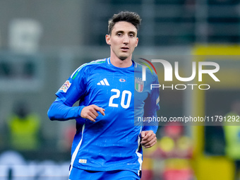 Andrea Cambiaso of Italy looks on during the UEFA Nations League 2024/25 League A Group 2 match between Italy and France at Stadio Giuseppe...