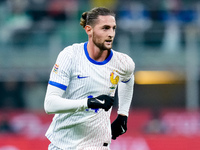 Adrien Rabiot of France looks on during the UEFA Nations League 2024/25 League A Group 2 match between Italy and France at Stadio Giuseppe M...