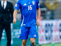 Davide Frattesi of Italy during the UEFA Nations League 2024/25 League A Group 2 match between Italy and France at Stadio Giuseppe Meazza on...