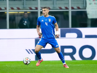 Alessandro Buongiorno of Italy during the UEFA Nations League 2024/25 League A Group 2 match between Italy and France at Stadio Giuseppe Mea...