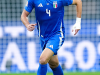 Alessandro Buongiorno of Italy during the UEFA Nations League 2024/25 League A Group 2 match between Italy and France at Stadio Giuseppe Mea...