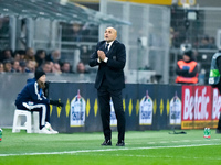 Luciano Spalletti head coach of Italy gestures during the UEFA Nations League 2024/25 League A Group 2 match between Italy and France at Sta...