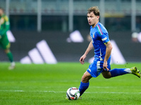 Nicolo' Barella of Italy during the UEFA Nations League 2024/25 League A Group 2 match between Italy and France at Stadio Giuseppe Meazza on...