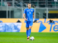 Alessandro Buongiorno of Italy during the UEFA Nations League 2024/25 League A Group 2 match between Italy and France at Stadio Giuseppe Mea...