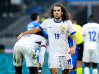 Matteo Guendouzi of France looks on during the UEFA Nations League 2024/25 League A Group 2 match between Italy and France at Stadio Giusepp...