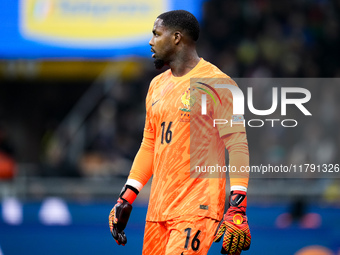 Mike Maignan of France looks on during the UEFA Nations League 2024/25 League A Group 2 match between Italy and France at Stadio Giuseppe Me...