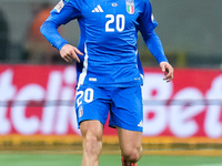 Andrea Cambiaso of Italy during the UEFA Nations League 2024/25 League A Group 2 match between Italy and France at Stadio Giuseppe Meazza on...