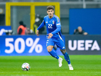 Giovanni Di Lorenzo of Italy during the UEFA Nations League 2024/25 League A Group 2 match between Italy and France at Stadio Giuseppe Meazz...