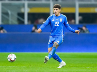 Giovanni Di Lorenzo of Italy during the UEFA Nations League 2024/25 League A Group 2 match between Italy and France at Stadio Giuseppe Meazz...