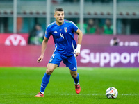 Alessandro Buongiorno of Italy during the UEFA Nations League 2024/25 League A Group 2 match between Italy and France at Stadio Giuseppe Mea...