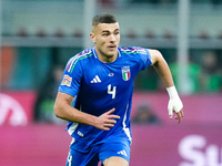 Alessandro Buongiorno of Italy during the UEFA Nations League 2024/25 League A Group 2 match between Italy and France at Stadio Giuseppe Mea...