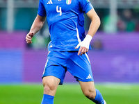 Alessandro Buongiorno of Italy during the UEFA Nations League 2024/25 League A Group 2 match between Italy and France at Stadio Giuseppe Mea...