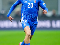 Andrea Cambiaso of Italy during the UEFA Nations League 2024/25 League A Group 2 match between Italy and France at Stadio Giuseppe Meazza on...