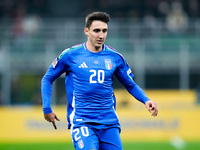 Andrea Cambiaso of Italy during the UEFA Nations League 2024/25 League A Group 2 match between Italy and France at Stadio Giuseppe Meazza on...