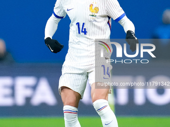 Adrien Rabiot of France during the UEFA Nations League 2024/25 League A Group 2 match between Italy and France at Stadio Giuseppe Meazza on...