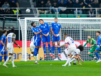 Lucas Digne of France scores second goal during the UEFA Nations League 2024/25 League A Group 2 match between Italy and France at Stadio Gi...