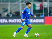 Giovanni Di Lorenzo of Italy during the UEFA Nations League 2024/25 League A Group 2 match between Italy and France at Stadio Giuseppe Meazz...