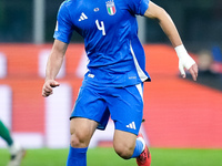 Alessandro Buongiorno of Italy during the UEFA Nations League 2024/25 League A Group 2 match between Italy and France at Stadio Giuseppe Mea...