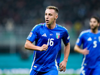 Davide Frattesi of Italy looks on during the UEFA Nations League 2024/25 League A Group 2 match between Italy and France at Stadio Giuseppe...