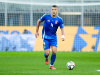 Alessandro Buongiorno of Italy during the UEFA Nations League 2024/25 League A Group 2 match between Italy and France at Stadio Giuseppe Mea...