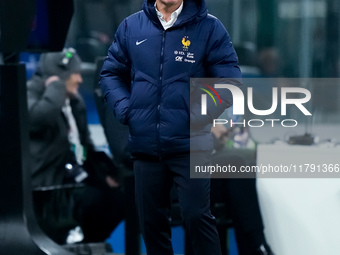 Didier Deschamps head coach of France looks on during the UEFA Nations League 2024/25 League A Group 2 match between Italy and France at Sta...